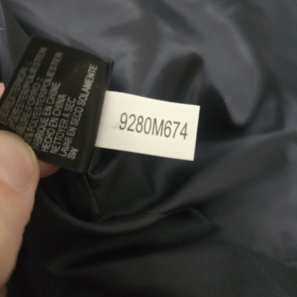 Tahari Black Trench Coat Gold Buttons Military Old Money Preppy Nautical - Picture 6 of 11